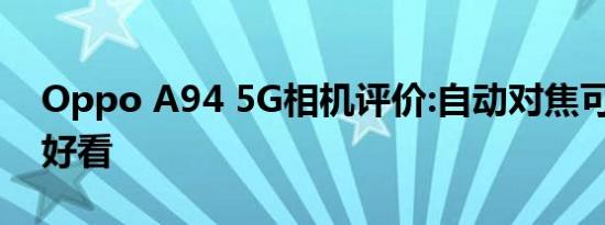 Oppo A94 5G相机评价:自动对焦可靠 散拍好看