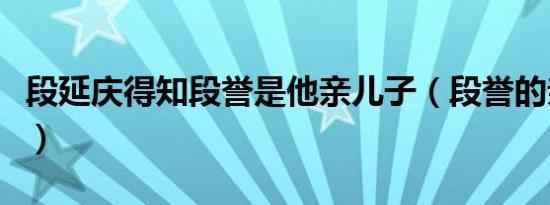 段延庆得知段誉是他亲儿子（段誉的亲爹是谁）