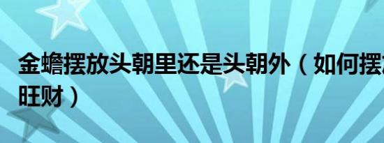 金蟾摆放头朝里还是头朝外（如何摆放金蟾会旺财）