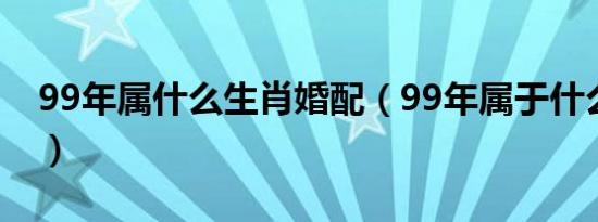 99年属什么生肖婚配（99年属于什么生肖年）