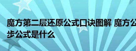 魔方第二层还原公式口诀图解 魔方公式口诀7步公式是什么 