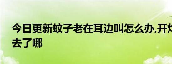 今日更新蚊子老在耳边叫怎么办,开灯后蚊子去了哪