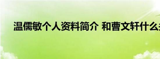 温儒敏个人资料简介 和曹文轩什么关系