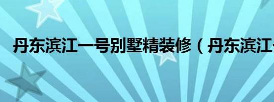 丹东滨江一号别墅精装修（丹东滨江一号）