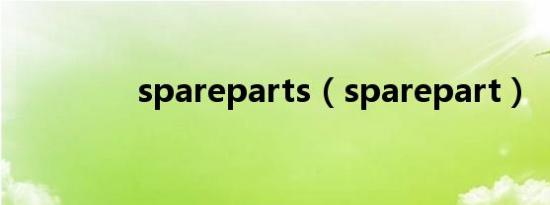 spareparts（sparepart）