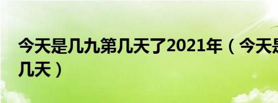 今天是几九第几天了2021年（今天是几九第几天）