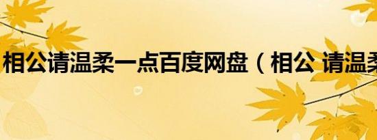 相公请温柔一点百度网盘（相公 请温柔一点）