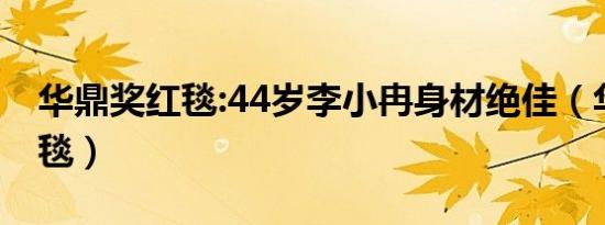 华鼎奖红毯:44岁李小冉身材绝佳（华鼎奖红毯）