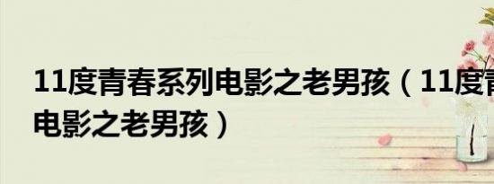 11度青春系列电影之老男孩（11度青春系列电影之老男孩）