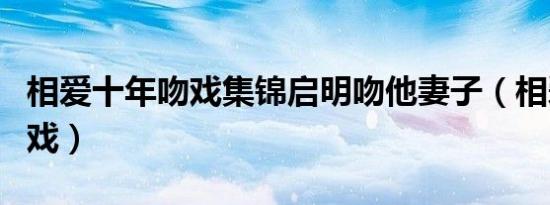 相爱十年吻戏集锦启明吻他妻子（相爱十年吻戏）