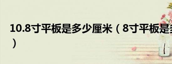 10.8寸平板是多少厘米（8寸平板是多少厘米）