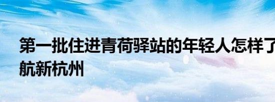 第一批住进青荷驿站的年轻人怎样了 梦想启航新杭州