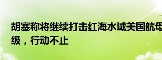 胡塞称将继续打击红海水域美国航母 威胁升级，行动不止