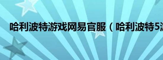 哈利波特游戏网易官服（哈利波特5游戏）