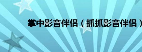 掌中影音伴侣（抓抓影音伴侣）