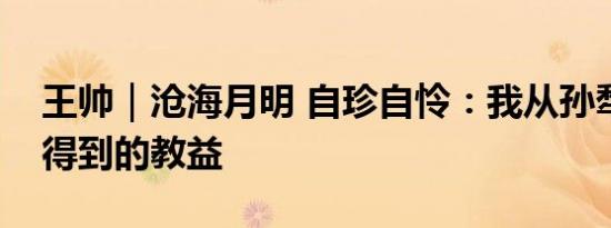 王帅｜沧海月明 自珍自怜：我从孙犁先生处得到的教益