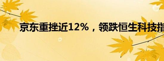 京东重挫近12%，领跌恒生科技指数