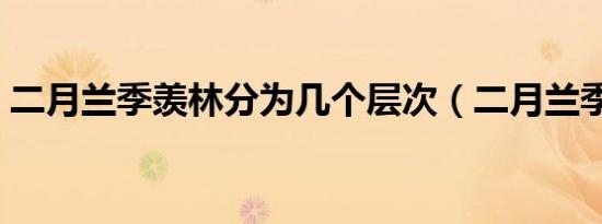 二月兰季羡林分为几个层次（二月兰季羡林）