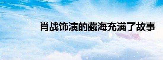 肖战饰演的藏海充满了故事