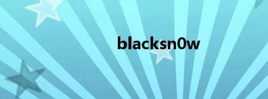 blacksn0w