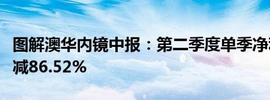 图解澳华内镜中报：第二季度单季净利润同比减86.52%