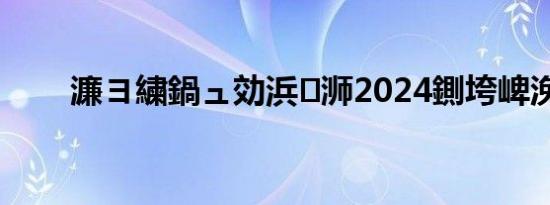 濂ヨ繍鍋ュ効浜浉2024鍘垮崥浼?,