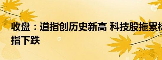 收盘：道指创历史新高 科技股拖累标普与纳指下跌