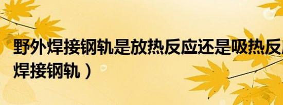 野外焊接钢轨是放热反应还是吸热反应（野外焊接钢轨）