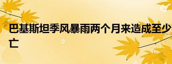 巴基斯坦季风暴雨两个月来造成至少293人死亡