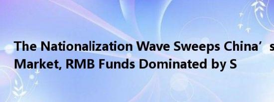 The Nationalization Wave Sweeps China’s Primary Market, RMB Funds Dominated by S