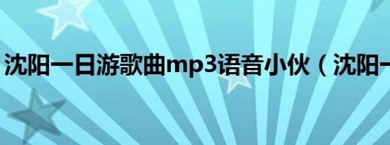 沈阳一日游歌曲mp3语音小伙（沈阳一日游）