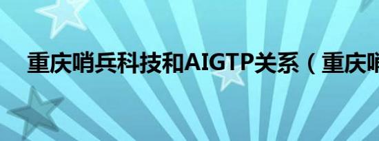 重庆哨兵科技和AIGTP关系（重庆哨兵）