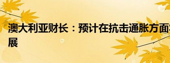 澳大利亚财长：预计在抗击通胀方面将取得进展