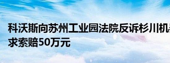 科沃斯向苏州工业园法院反诉杉川机器人，要求索赔50万元