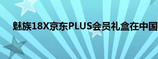 魅族18X京东PLUS会员礼盒在中国推出