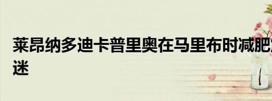 莱昂纳多迪卡普里奥在马里布时减肥震惊了球迷