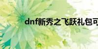 dnf新秀之飞跃礼包可以直升95