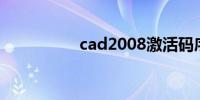 cad2008激活码序列号