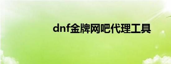 dnf金牌网吧代理工具