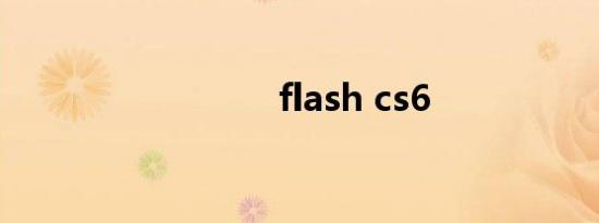 flash cs6