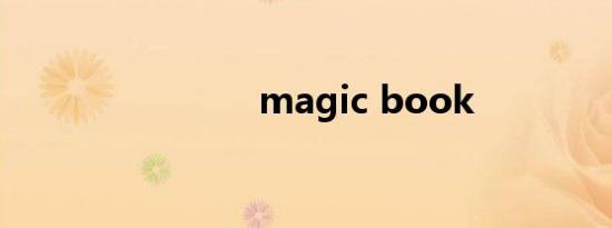 magic book