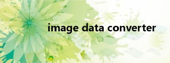 image data converter