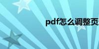 pdf怎么调整页边距