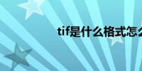 tif是什么格式怎么打开