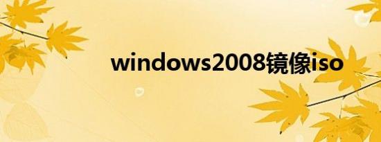 windows2008镜像iso